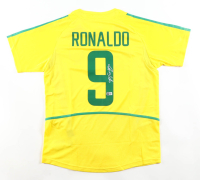 Ronaldo Nazario Signed Brazil Nike Authentic Jersey (Beckett) at PristineAuction.com
