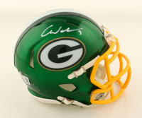 Christian Watson Signed Packers Flash Alternate Speed Mini Helmet (Beckett) at PristineAuction.com