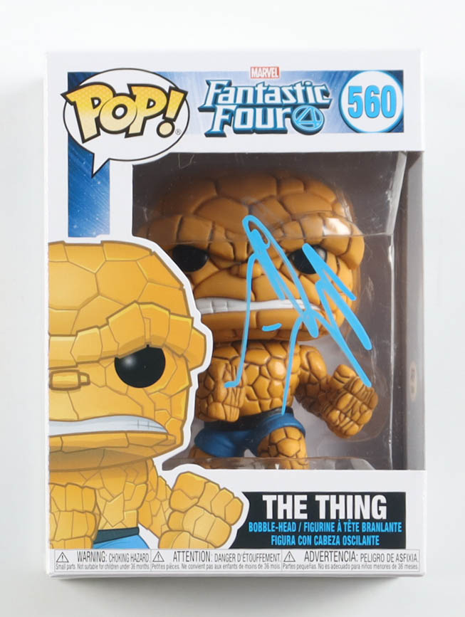 Michael Chiklis Signed "Fantastic Four" #560 The Thing Bobble-Head Funko Pop! Vinyl Figure (PSA) at PristineAuction.com Michael Chiklis Signed "Fantastic Four" #560 The Thing Bobble-Head Funko Pop! Vinyl Figure (PSA) at PristineAuction.com
