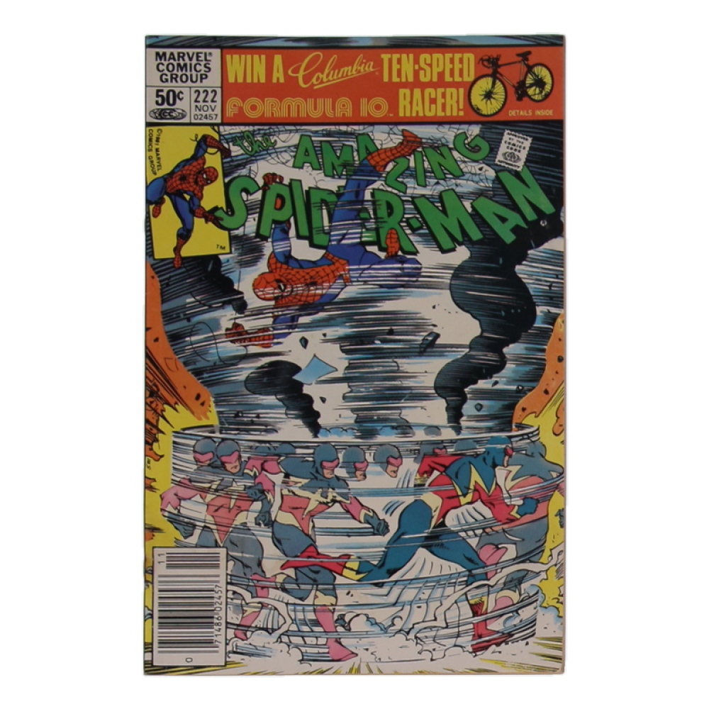 1981 "The Amazing Spider-Man" Issue #222 Marvel Comic Book at PristineAuction.com