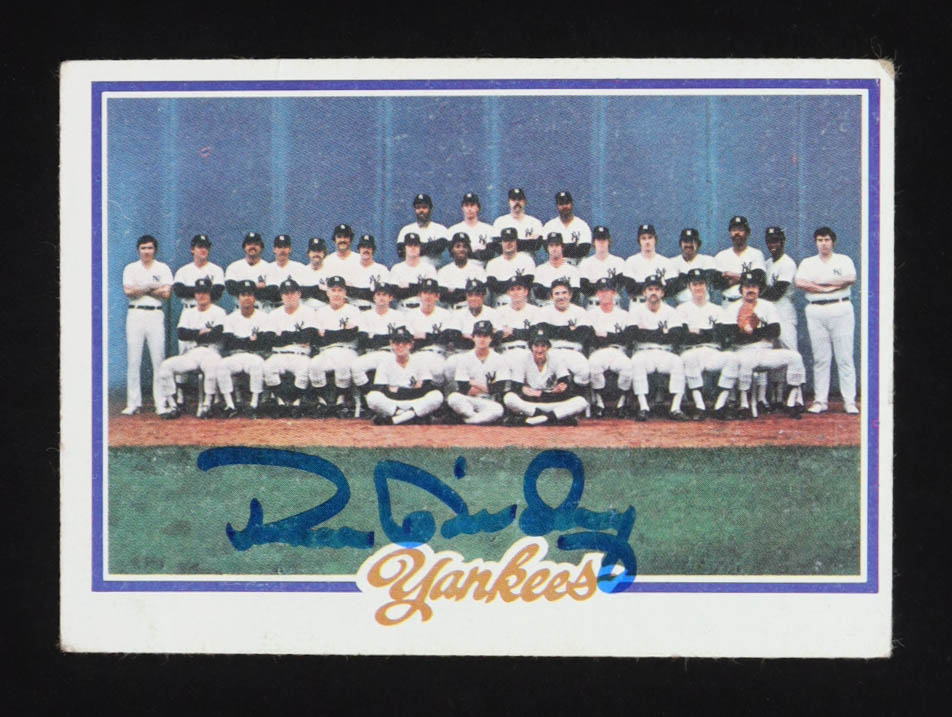 Ron Guidry Signed 1978 Topps New York Yankees CL #282 (JSA) at PristineAuction.com Ron Guidry Signed 1978 Topps New York Yankees CL #282 (JSA) at PristineAuction.com