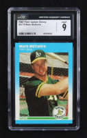 Mark McGwire 1987 Fleer Update Glossy #U76 RC (CGC 9) at PristineAuction.com