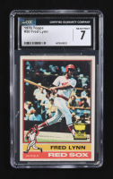 Fred Lynn 1976 Topps #50 (CGC 7) at PristineAuction.com