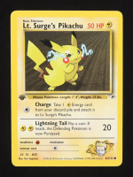 Lt. Surge's Pikachu 2000 Pokemon Gym Heroes 1st Edition #8 at PristineAuction.com