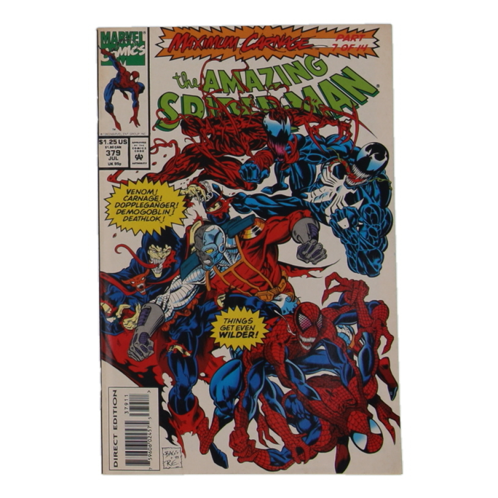 1993 "The Amazing Spider-Man" Issue #379 Marvel Comic Book at PristineAuction.com