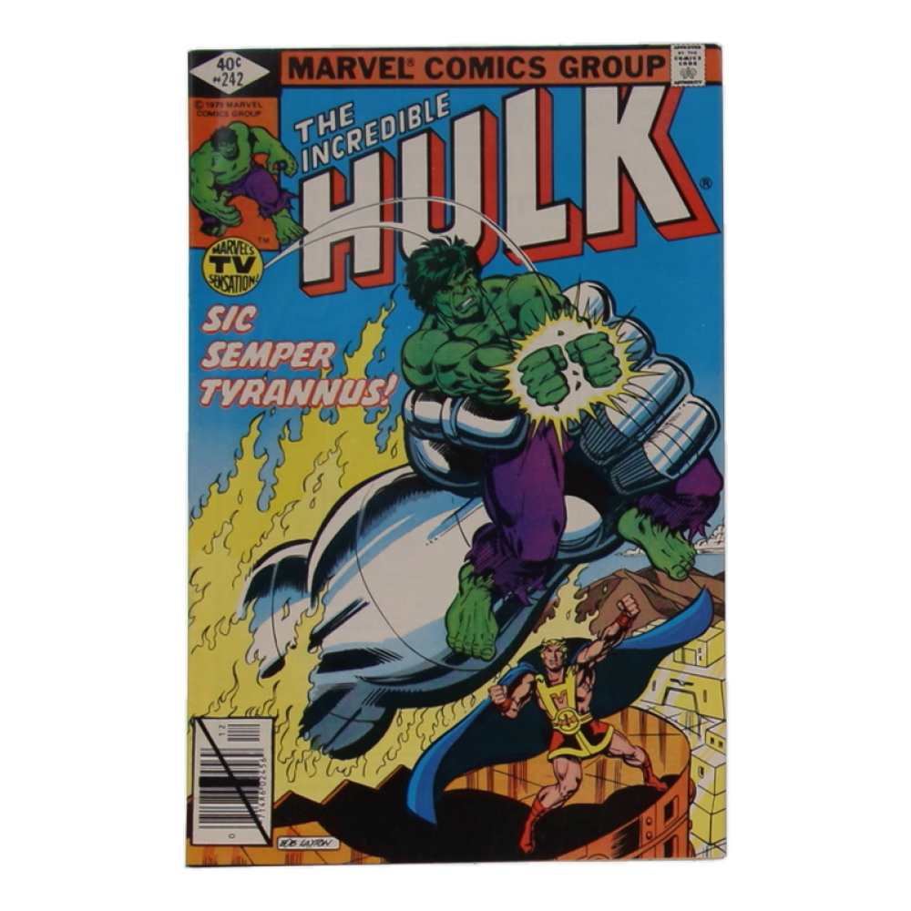 1979 "The Incredible Hulk" Issue #242 Marvel Comic Book at PristineAuction.com