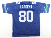 Steve Largent Signed Seahawks NFL Authentic Jersey Inscribed "HOF 95" (Fanatics) at PristineAuction.com
