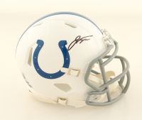 Jonathan Taylor Signed Colts Speed Mini Helmet (Beckett) at PristineAuction.com