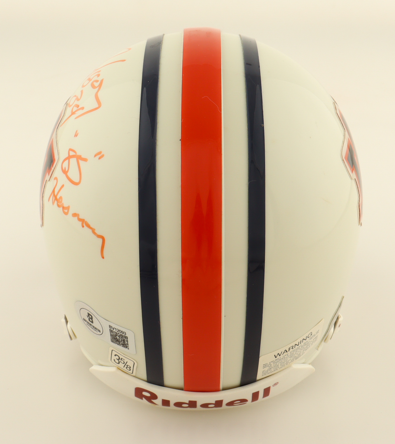 Bo Jackson Signed Auburn Tigers Mini Helmet Inscribed "85 Heisman" (JSA) at PristineAuction.com Bo Jackson Signed Auburn Tigers Mini Helmet Inscribed "85 Heisman" (JSA) at PristineAuction.com