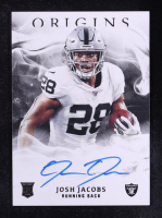 Josh Jacobs 2019 Panini Origins Rookie Autographs #8 RC at PristineAuction.com