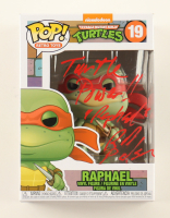 Rob Paulsen Signed "Teenage Mutant Ninja Turtles" #19 Raphael Funko Pop! Inscribed "Turtle Power!!" & "Raphael" (Beckett) at PristineAuction.com
