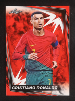 Cristiano Ronaldo 2024 Leaf Blaster Red #2 at PristineAuction.com
