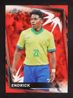 Endrick 2024 Leaf Blaster Red #3 at PristineAuction.com