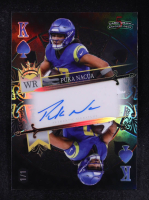 Puka Nacua 2024 Wild Card 5 Card Draw Stacked Deck Autographs King Of Spades Holo #SDPSPNA #1/1 at PristineAuction.com