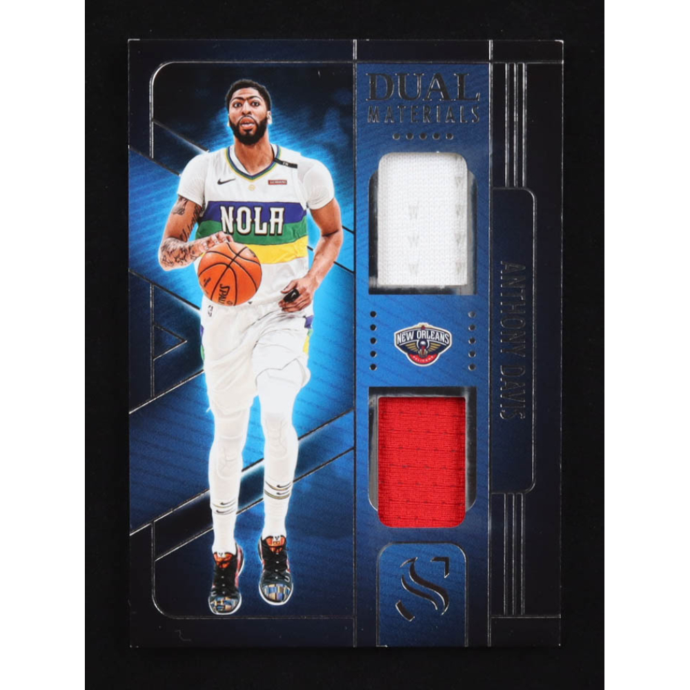 Anthony Davis 2024-25 Panini Silhouette Dual Materials #22 at PristineAuction.com