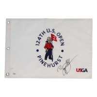 Bryson DeChambeau Signed 124th US Open Golf Pin Flag (PSA) at PristineAuction.com