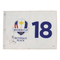 Bryson DeChambeau Signed 2025 Ryder Cup Golf Pin Flag (PSA) at PristineAuction.com