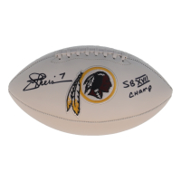 Joe Theismann Signed Redskins Logo Football Inscribed "SB XVII Champs" (JSA) at PristineAuction.com