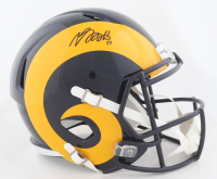 Davante Adams Signed Rams Full-Size Speed Helmet (Beckett) at PristineAuction.com