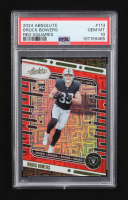 Brock Bowers 2024 Panini Absolute Red Squares #113 RC (PSA 10) at PristineAuction.com