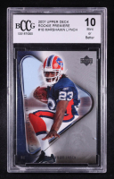 Marshawn Lynch 2007 Upper Deck Rookie Premiere #18 RC (BCCG 10) at PristineAuction.com