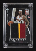LeBron James 2022-23 Jersey Fusion Game Used Swatch #LJ17B at PristineAuction.com