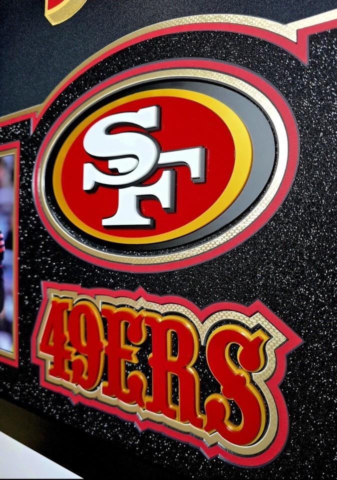 Brock Purdy Signed 49ers Custom Framed Nike Jersey with LED Display & (2) PSA 10 Graded Rookie Cards (Beckett) at PristineAuction.com Brock Purdy Signed 49ers Custom Framed Nike Jersey with LED Display & (2) PSA 10 Graded Rookie Cards (Beckett) at PristineAuction.com