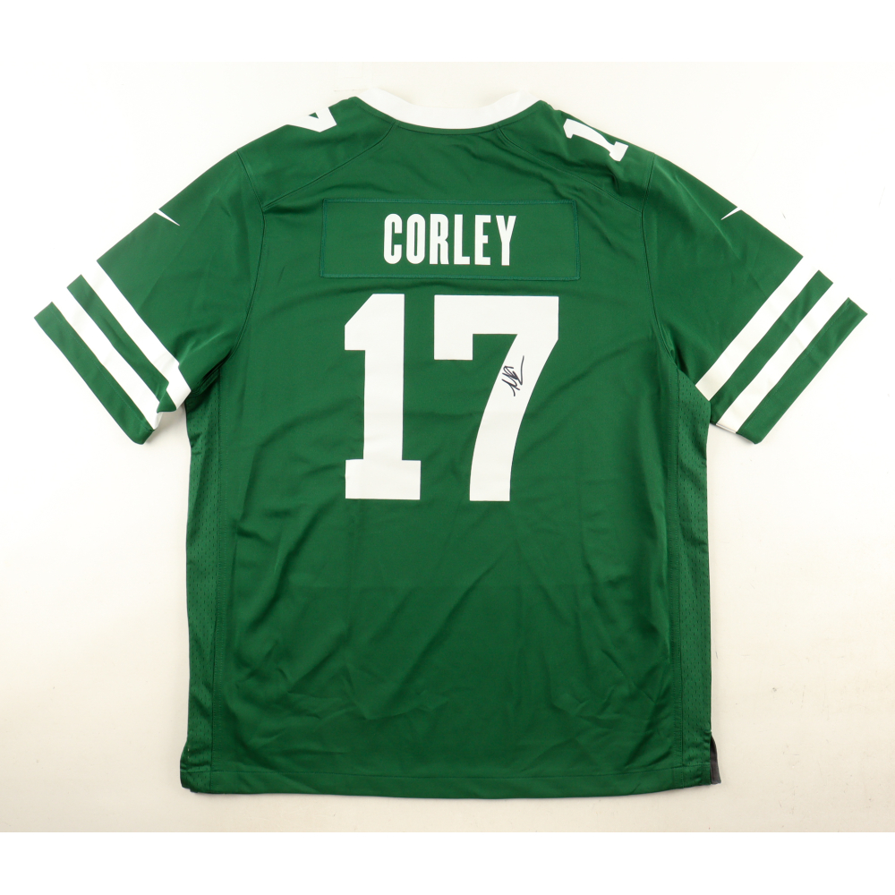 Malachi Corley Signed Jets Nike Authentic Jersey (Beckett) at PristineAuction.com