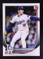 Yoshinobu Yamamoto 2025 Bowman #18 at PristineAuction.com
