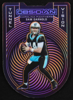 Sam Darnold 2021 Panini Obsidian Tunnel Vision Electric Etch Orange #10 #15/25 at PristineAuction.com