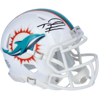 Tua Tagovailoa Signed Dolphins Speed Mini Helmet (Fanatics) at PristineAuction.com