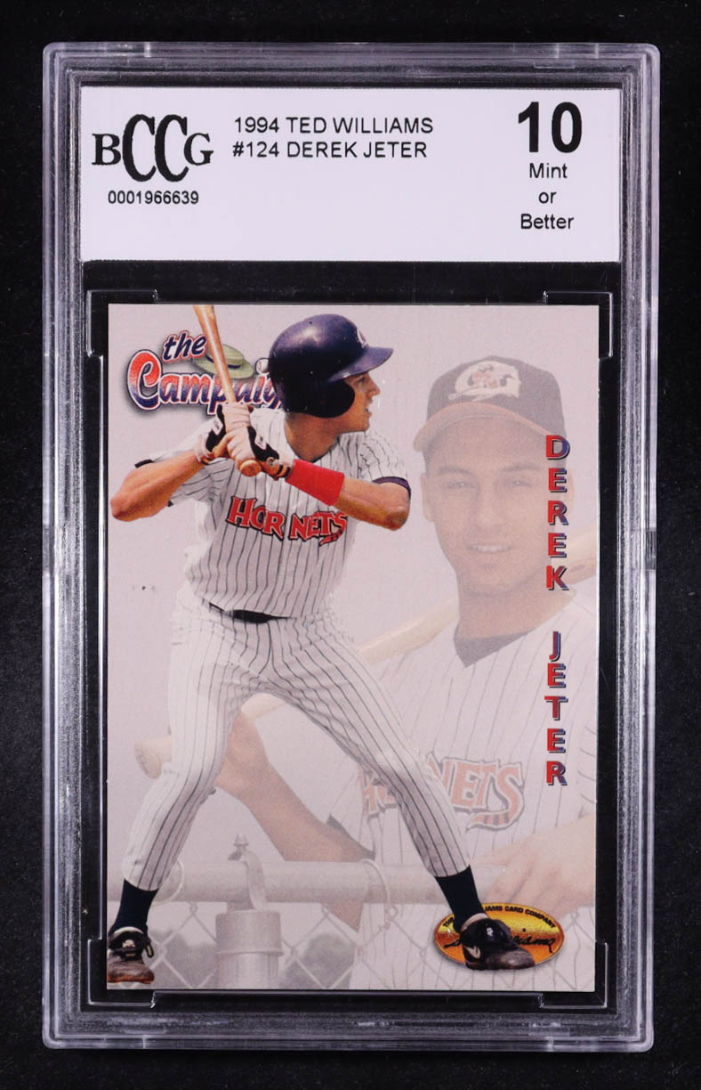 Derek Jeter 1994 Ted Williams #124 (BCCG 10) at PristineAuction.com Derek Jeter 1994 Ted Williams #124 (BCCG 10) at PristineAuction.com