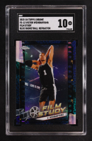 Victor Wembanyama 2023-24 Topps Chrome Film Study Blue Basketball Refractors #FS13 RC (SGC 10) at PristineAuction.com