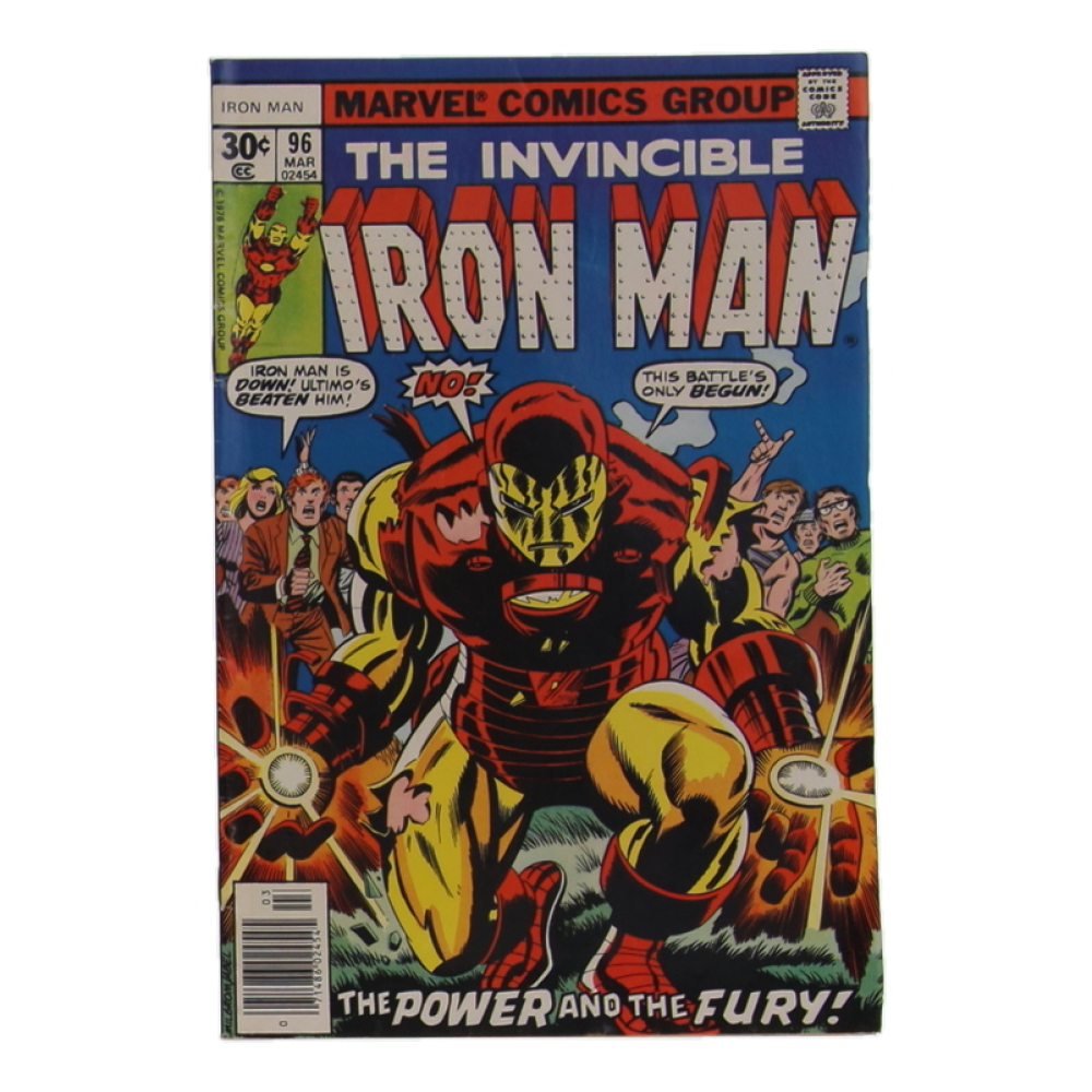 1977 "The Invincible Iron Man" Issue #96 Marvel Comic Book at PristineAuction.com