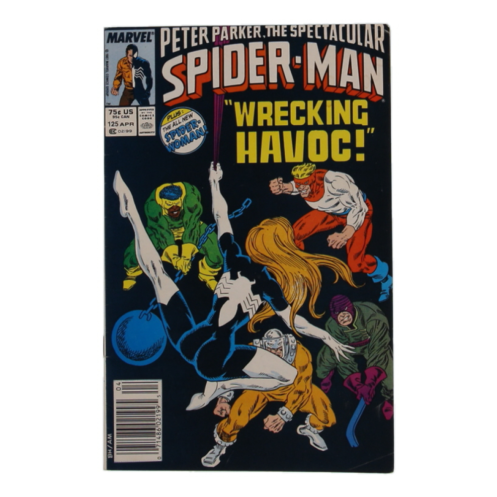 1987 "The Spectacular Spider-Man" Issue #125 Marvel Comic Book at PristineAuction.com