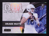 Drake Maye 2023 Wild Card QB1 On the Clock Prismatic White #OCWDM2 RC #5/10 at PristineAuction.com