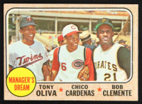 Tony Oliva / Chico Cardenas / Bob Clemente 1968 Topps Manager's Dream #480 at PristineAuction.com