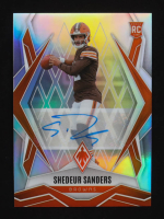 Shedeur Sanders 2025 Panini Phoenix Auto #154 RC #103/199 at PristineAuction.com