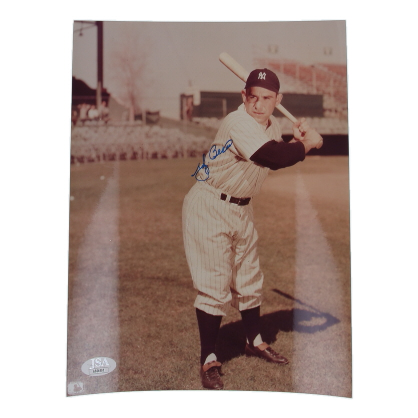 Yogi Berra Signed Yankees 8x10 Photo (JSA) at PristineAuction.com Yogi Berra Signed Yankees 8x10 Photo (JSA) at PristineAuction.com