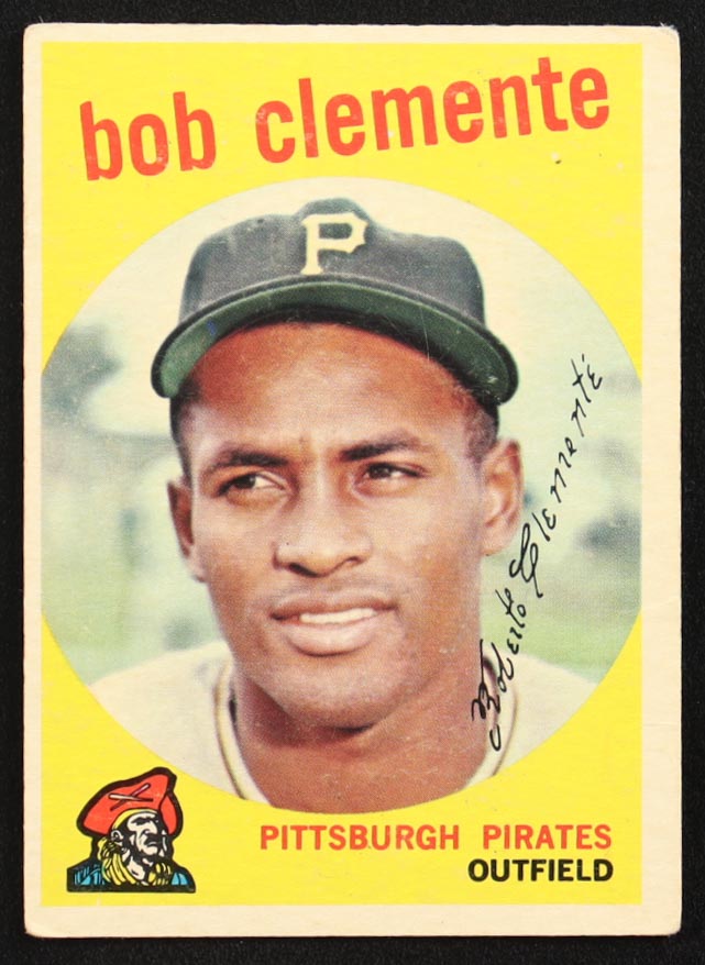 Roberto Clemente 1959 Topps #478 at PristineAuction.com Roberto Clemente 1959 Topps #478 at PristineAuction.com