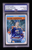 Glenn Anderson Signed 1982-83 O-Pee-Chee #100 (PSA) at PristineAuction.com