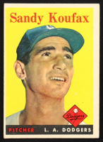 Sandy Koufax 1958 Topps #187 at PristineAuction.com