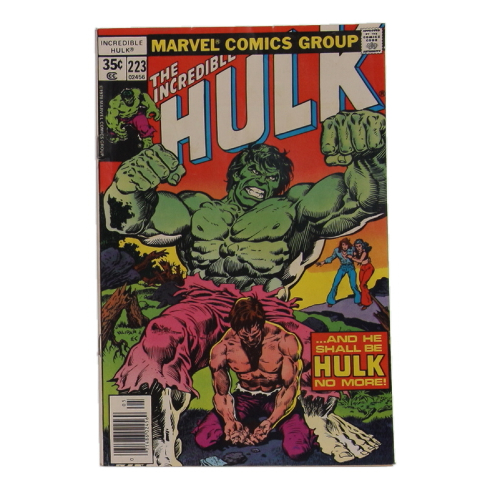 1978 "The Incredible Hulk" Issue #223 Marvel Comic Book at PristineAuction.com