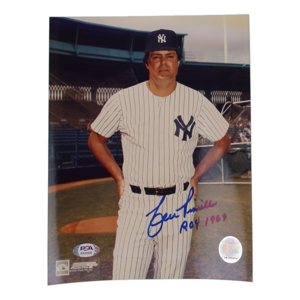 Lou Piniella Signed Yankees 8x10 Photo Inscribed "ROY 1969" (PSA) at PristineAuction.com