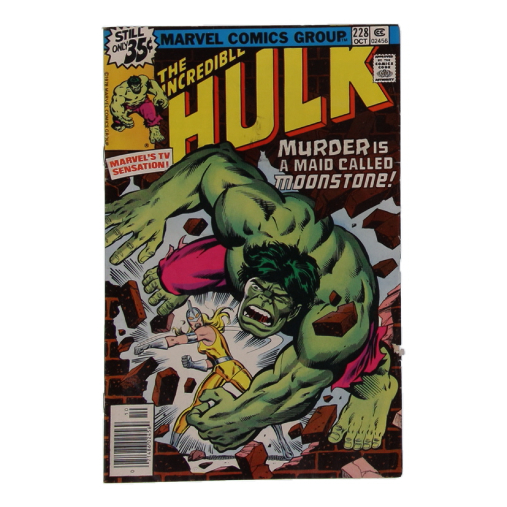 1978 "The Incredible Hulk" Issue #228 Marvel Comic Book at PristineAuction.com