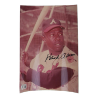 Hank Aaron Signed Braves 8x10 Photo (Beckett) at PristineAuction.com