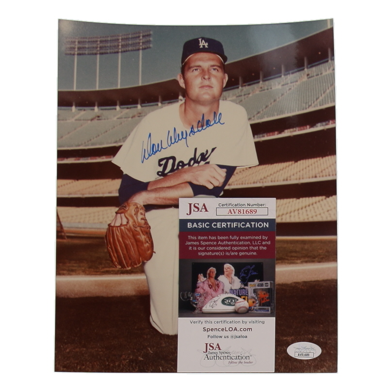 Don Drysdale Signed Dodgers 8x10 Photo (JSA) at PristineAuction.com Don Drysdale Signed Dodgers 8x10 Photo (JSA) at PristineAuction.com