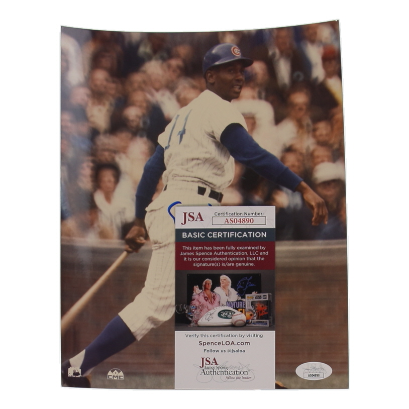 Ernie Banks Signed Cubs 8x10 Photo (JSA) at PristineAuction.com Ernie Banks Signed Cubs 8x10 Photo (JSA) at PristineAuction.com