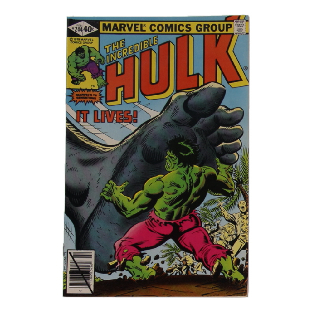 1980 "The Incredible Hulk" Issue #244 Marvel Comic Book at PristineAuction.com