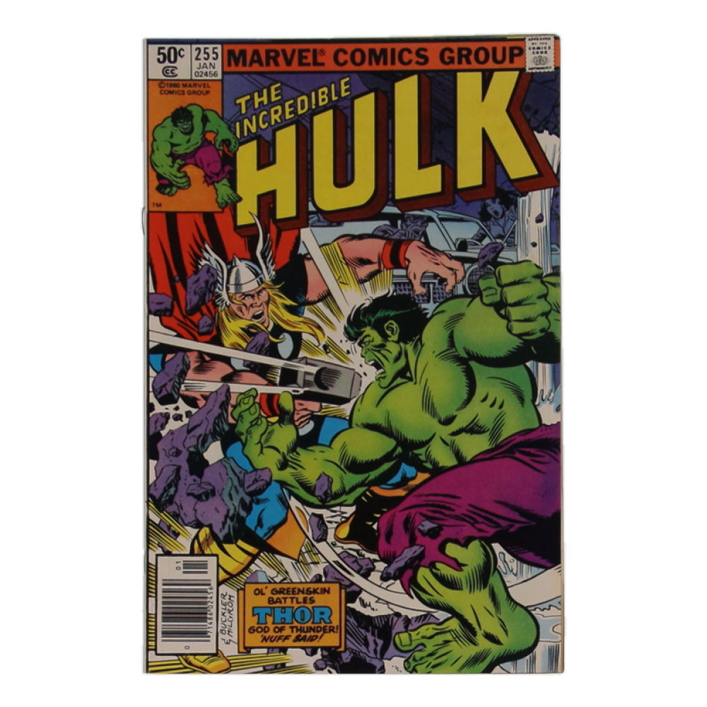 1981 "The Incredible Hulk" Issue #255 Marvel Comic Book at PristineAuction.com